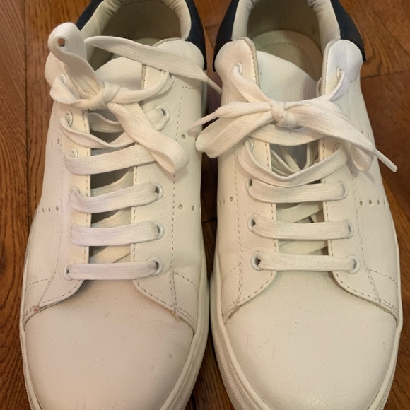 TOP MAN white Leather Sneakers. Almost new size43 - Picture 3 of 5